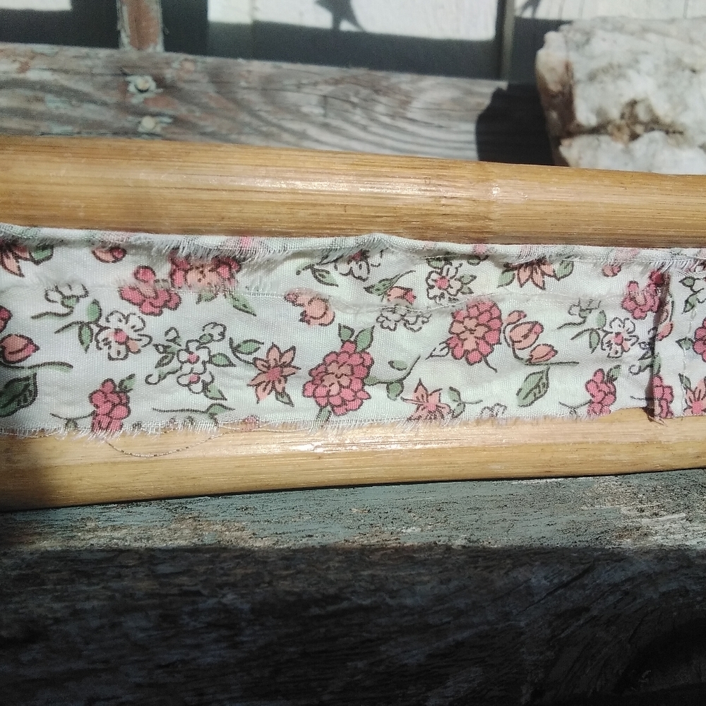 5 For $50🔥  Vintage Woven Bamboo Cutlery Or Desk Tray W Added Ribbon Trim - Picture 6 of 10